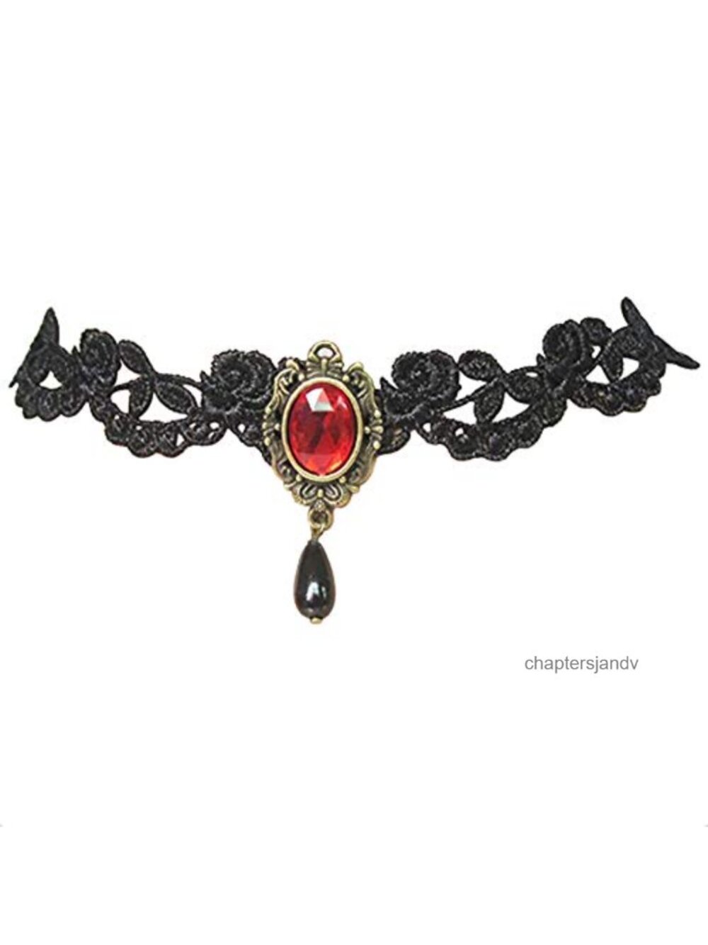 Lace Choker Necklace Gothic Punk Lolita Adjustable Lobster Clasp